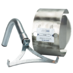 Rattenklappe zum Schutz vor Ratten in der Toilette