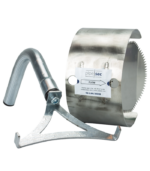 Rattenklappe zum Schutz vor Ratten in der Toilette