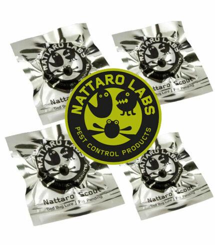 4 Stück Ersatzköder für die Nattaro Scout Bettwanzenfalle