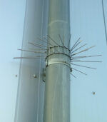 Mardergürtel aus Edelstahl - Marderabwehr Dachrinne