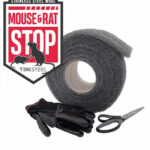 Abdichtung von Ratten- und Mäuselöchern am Gebaude