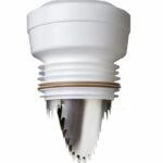 Rattensperre für senkrechte Toilettenanschlüsse