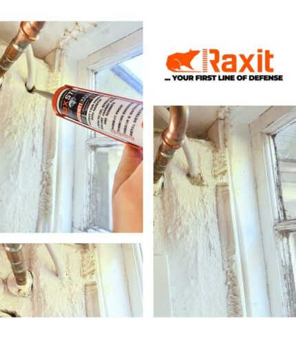 Anwendung Raxstop Dichtmittel gegen Nagerlöcher