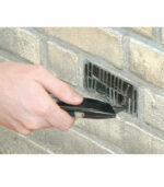 Edelstahl Gitter zum Austausch von Stoßfugenlüftern in der Fassade