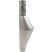 Blücher Rattentrichter mit Reinigungsklappe - Rattenschutz für senkrechte Abwasserrohre