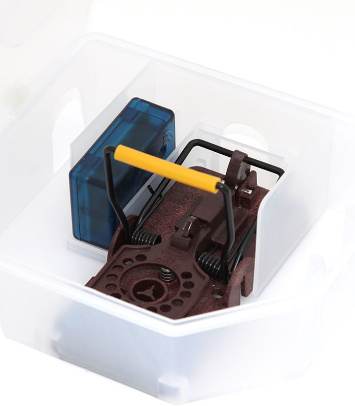 eMitter Beep in Mausefallen-Box